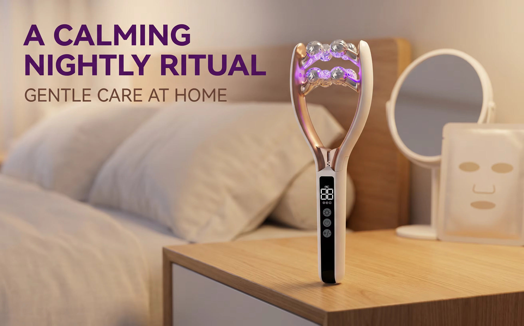 Livingglo™ V-Face Sculpt Pro | LED Microcurrent Face & Neck Massager